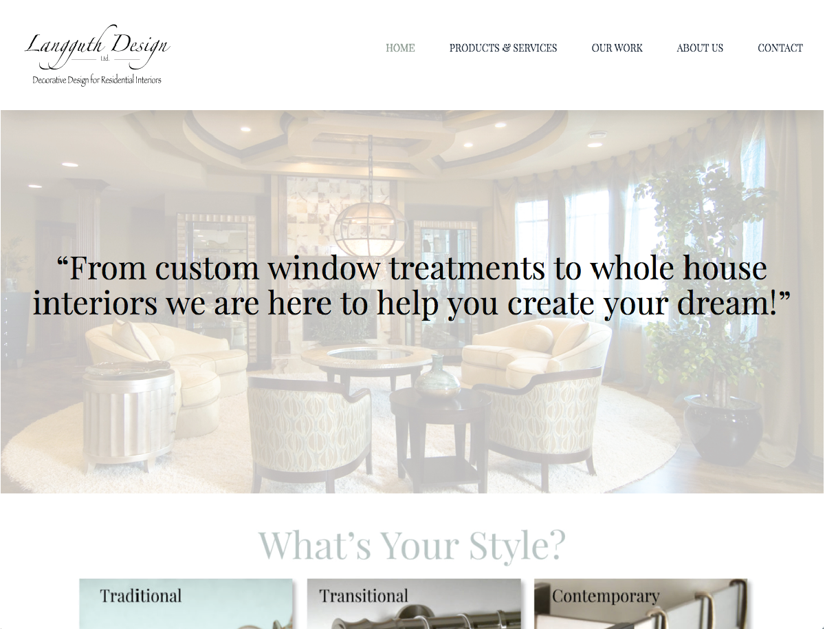 Langguth Website Design