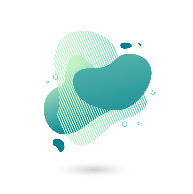 Teal Teal digital design of ink splatter
