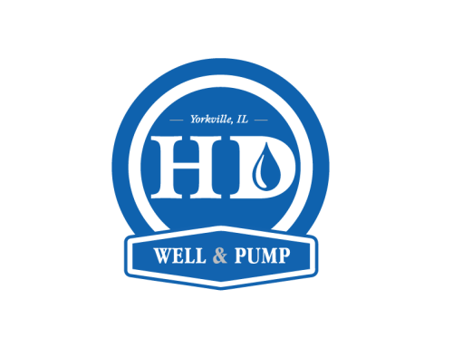 HD Well & Pump Logo Design